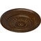 Ekena Millwork Floral Ceiling Medallion, Hand-Painted Root Beer Crackle, 23 1/2"OD x 2 3/4"P CM23FLRBC - alternate 3
